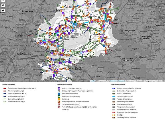 Kartenausschnitt Öffentlichkeitsbeteiligung
