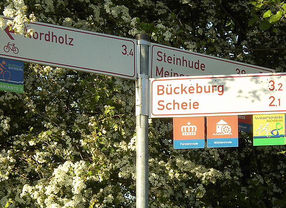 Touristische Beschilderung