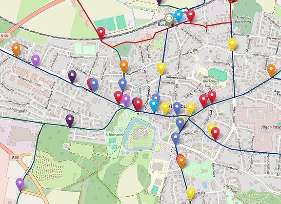 Kartenausschnitt Öffentlichkeitsbeteiligung